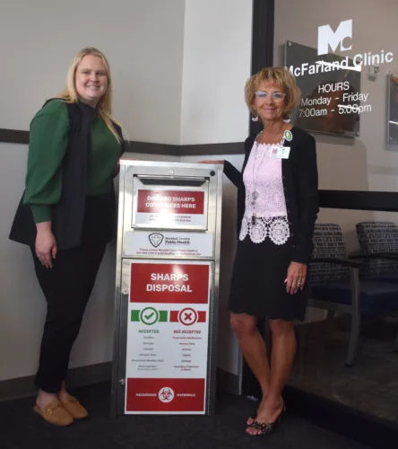 Marshall County Public Health installs first sharps disposal unit at McFarland Clinic